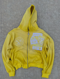 YELLOW RHINESTONE HOODIE