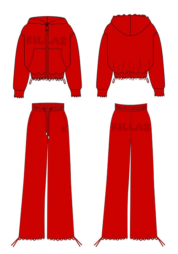 RED KILLAZ WOMEN SET